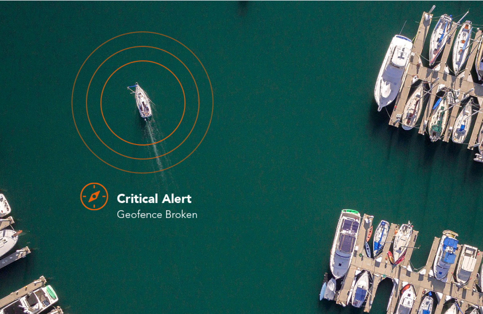 Set custom geofences and receive critical alerts with the Siren app